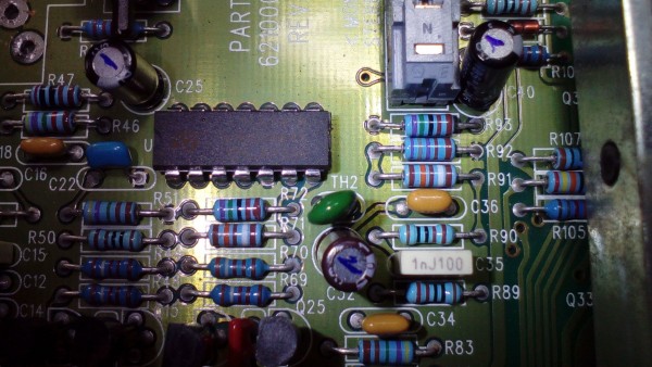 Zapco Studio 100, foto sezione preamp. (originale)