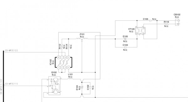 Alpine CDA-9853R Predisposizione uscita spdif