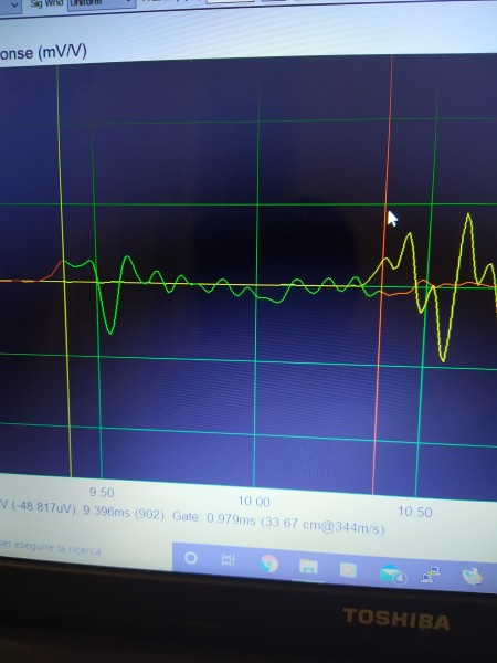 Il software dice 33,67 cm di differenza.io ho misurato 34.considerando che il metro lo teneva mio figlio (altra capra) bingo