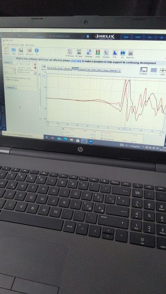 Due segnali  a confronto , dovrebbero essere il loop e il segnale captatodal microfono.