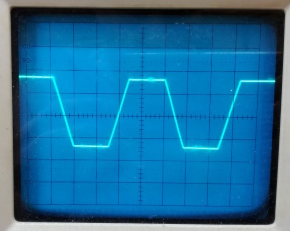 Uscita pre della sorgente con volume a 35 / 35: c’è clipping ben evidente