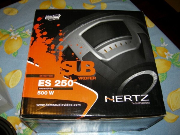 Sub Hertz ES 250 monobobina da 4 OHM